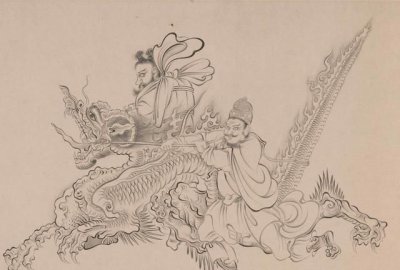 ​天王送子图是何人所作，天王送子图以什么为教材？