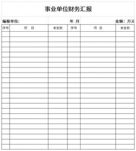 ​事业单位会计报表有哪些(事业单位会计报表包括哪几个表格)