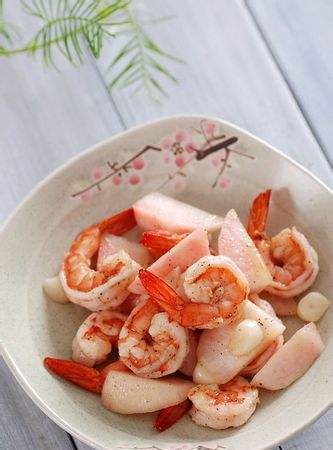 虾和桃子能一起吃么能一起吃
