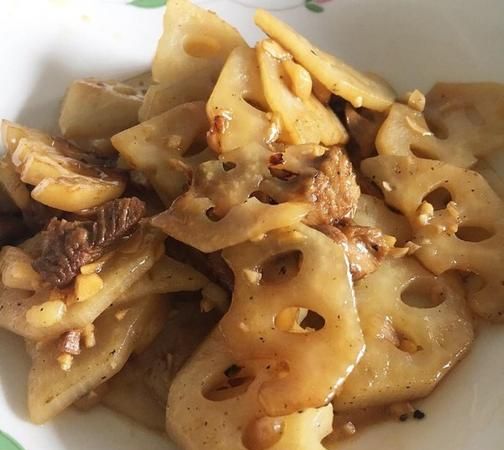 肉片炒莲藕怎么做好吃窍门