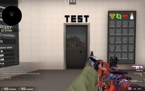 csgo准星最好用的（职业玩家都在用静态准星）(2)