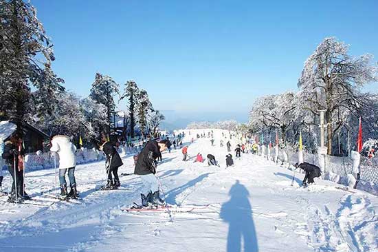 三、西岭雪山滑雪