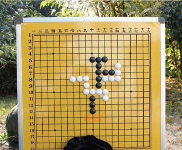 ​围棋棋盘上一共有多少个交叉点,多少个小方格