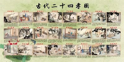 ​你知道24孝哪二十四孝吗？