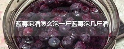 ​蓝莓泡酒要泡多久 三斤蓝莓泡多少斤酒