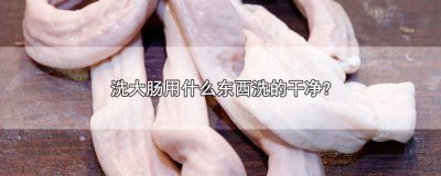 ​大肠怎样洗才洗得干净 用什么洗大肠洗得更干净
