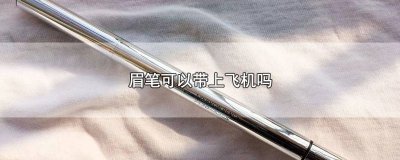 ​眉笔之类的能带上飞机吗 眉笔坐飞机可以带吗