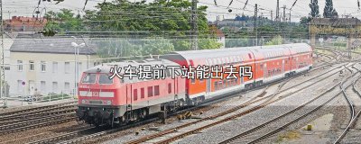 ​坐火车提前下车能出站吗 动车站提前下车可以出站吗