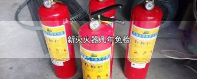 ​新灭火器第一年用不用年检 新买的灭火器几年免检
