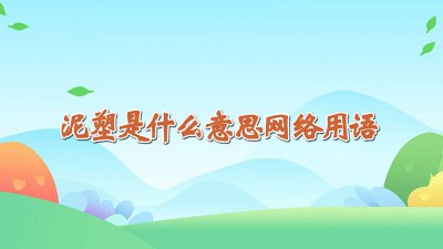 ​网络用语 泥塑 泥塑 啥意思