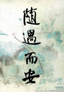 ​随遇而安随心而静寓意 随遇而安宁静致远啥意思