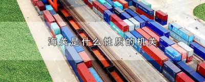​海关是什么性质的机关单位呢 海关是什么性质的机关单位类型