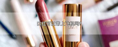 ​乘坐飞机口红可以随身携带吗 飞机上可以携带口红吗?