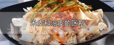 ​凉米皮和热米皮的区别是什么 凉米皮和热米皮的区别图片
