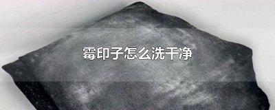 ​霉印子洗不掉怎么办 怎么样洗掉霉印