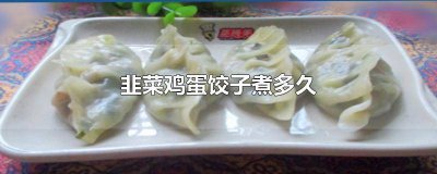 ​煮韭菜鸡蛋饺子需多久 韭菜鸡蛋饺煮多久