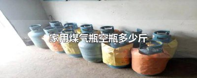 ​空煤气瓶多重一个 煤气小罐空瓶有多重