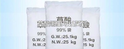 ​草酸在哪儿买 草酸哪里买得到