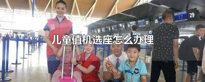 ​小孩不支持值机 不支持值机是不能选座吗