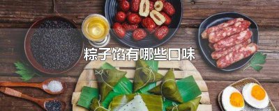​粽子的馅料有哪些图片 各种粽子馅