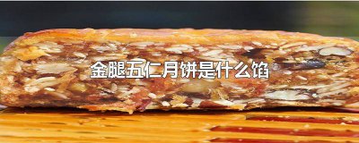 ​金腿五仁月饼特点 金腿五仁月饼好吃吗