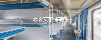 ​怎么买下铺硬卧微信 怎么买下铺硬卧两个人