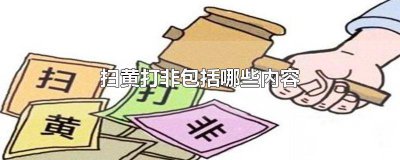 ​扫黄打非中扫黄主要内容 扫黄打非中的扫黄包括什么
