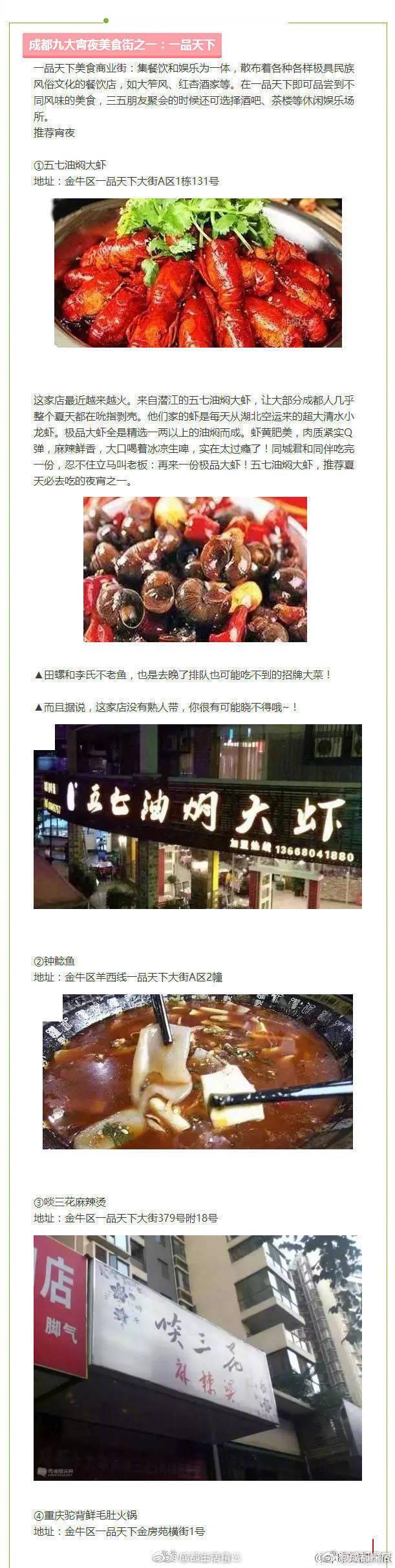 成都九大美食街攻略