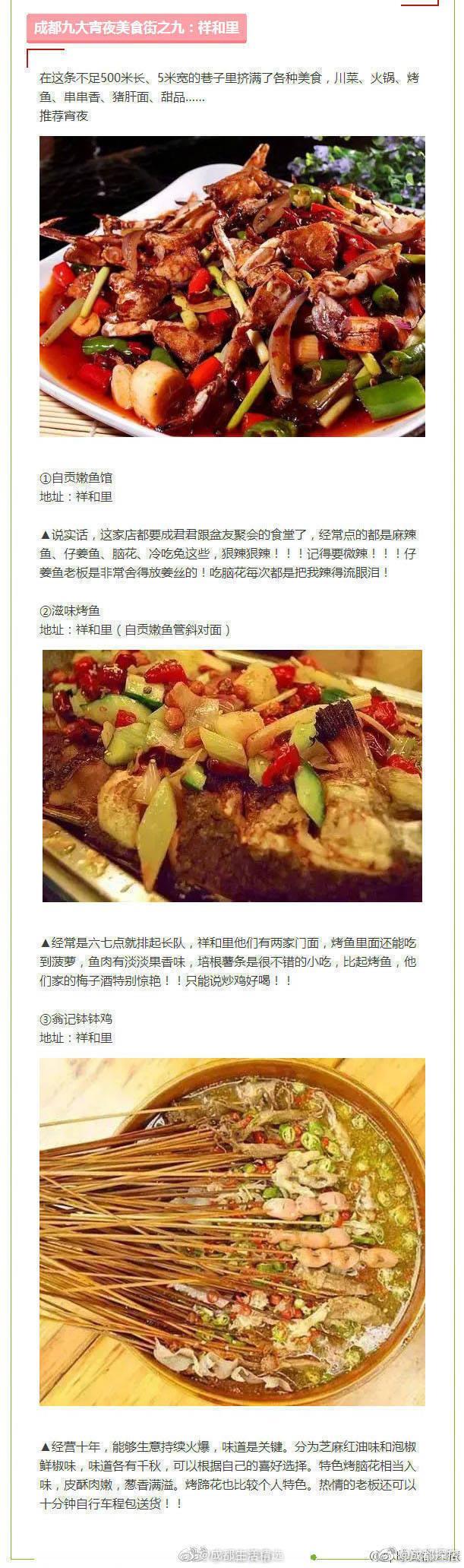 成都九大美食街攻略