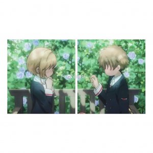 ​自截情侣头像《魔卡少女樱 CLEAR CARD篇》小樱和小狼也太甜了♡