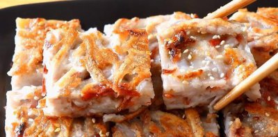 ​广式芋丝饼做法：家人最爱的早餐，香糯可口，比芋头糕简单还好吃