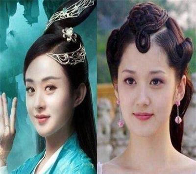 曾经的女神张娜拉和如今的赵丽颖撞脸了, 你发现了吗?