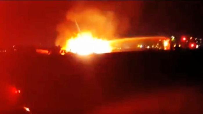 美制军机在以色列臭名昭著，坠毁炸成火球，现场惨烈，134人死亡