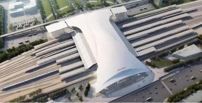 新张家口站？看看它到底建到啥程度了！内部施工图！