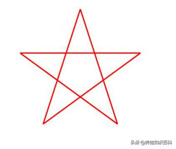 ​怎么画五角星？按照这个步骤画，画出来的五角星既标准又好看