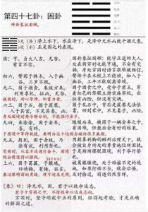 ​易经六十四卦之第四十七卦，《困卦》