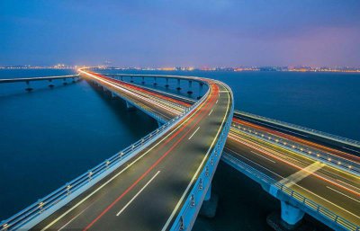 ​连接跨海鱼水情，胶州湾跨海大桥