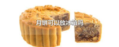 ​月饼放冰箱里冷藏好吗 月饼存放冰箱里吗