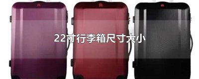​日默瓦22寸行李箱尺寸 22寸行李箱尺寸算轮子高度吗