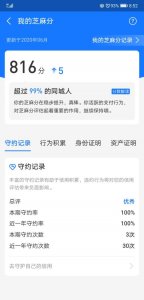 ​告诉大家怎么提高支付宝芝麻分