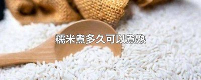 ​糯米大概要煮多久才熟透 糯米要煮多久才能熟