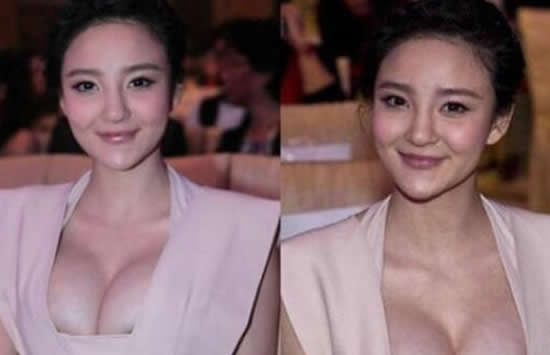 柳岩胸围多大图片 中国十大爆乳女星