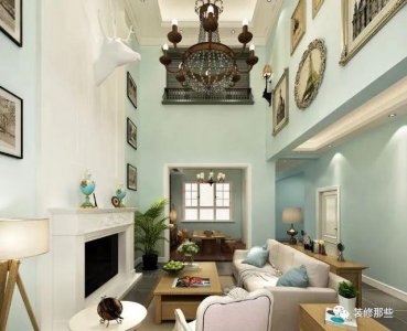 ​四居室的房子多大面积好20万元的美式风格设计说明