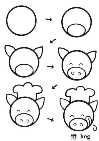 100种简笔画简单又可爱（45个可爱简笔画教程）(19)