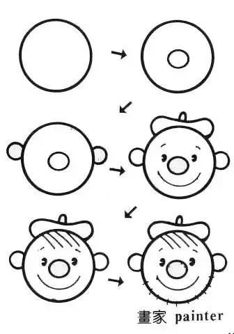 100种简笔画简单又可爱（45个可爱简笔画教程）(34)