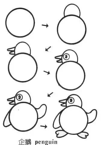 100种简笔画简单又可爱（45个可爱简笔画教程）(15)