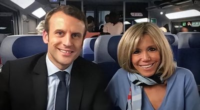 ​46岁马克龙的全家福！与70岁布丽吉特成为夫妻，白捡3个继子继女