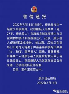 ​【临夏一#男子持刀将妻子和妻姐戳伤致死#，后自杀未遂被抓】
