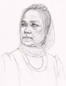 ​素描头像之线性素描，基础知识，及观察方法总结