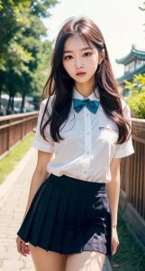 ​校园学生装美女写真照片一组